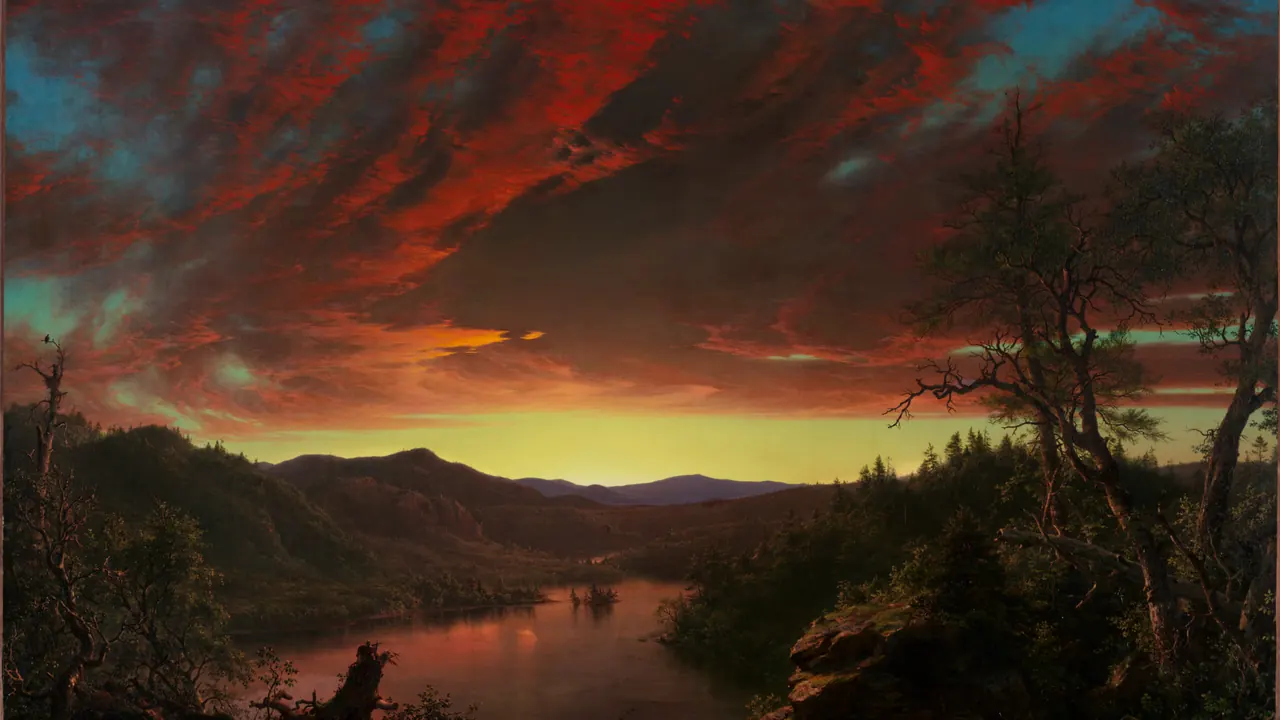 The cover picture of Hudson River School
