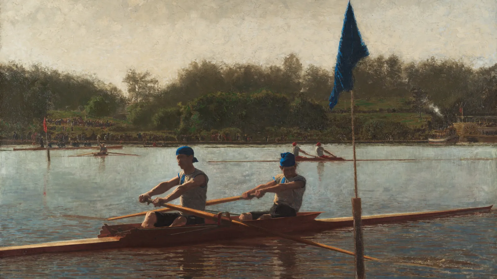 The Biglin Brothers Turning the Stake by Thomas Eakins, shown full screen